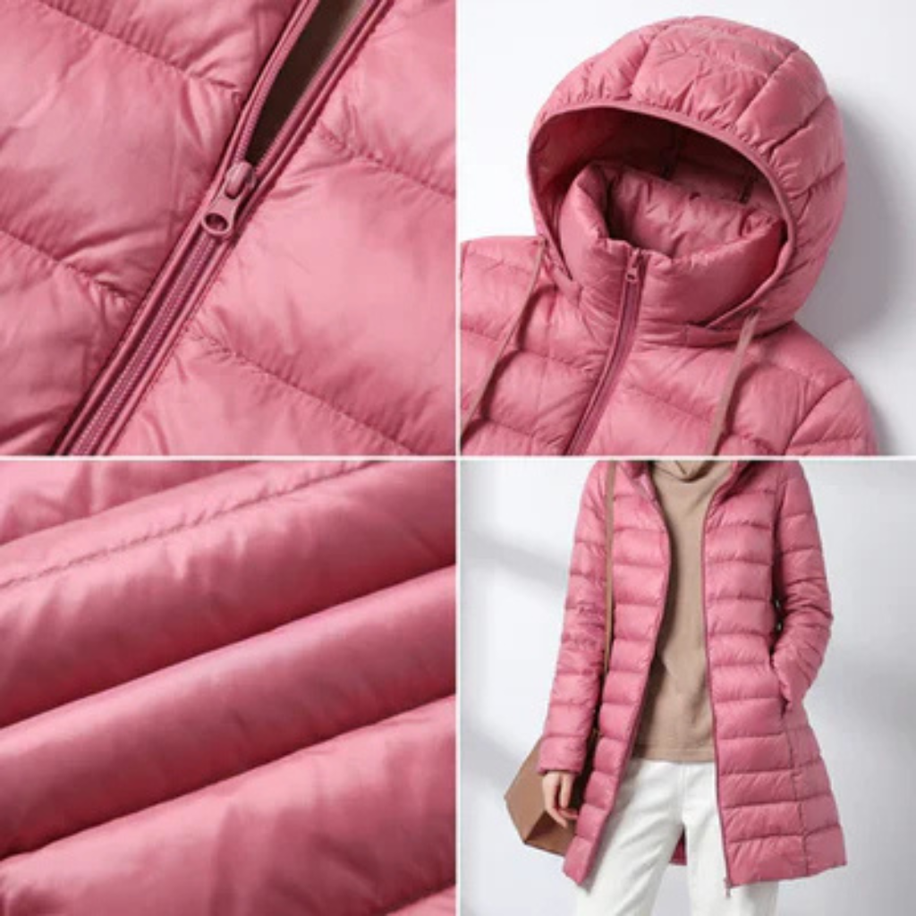 Jessalyn™ | Practical Zip Front Quilted Jacket