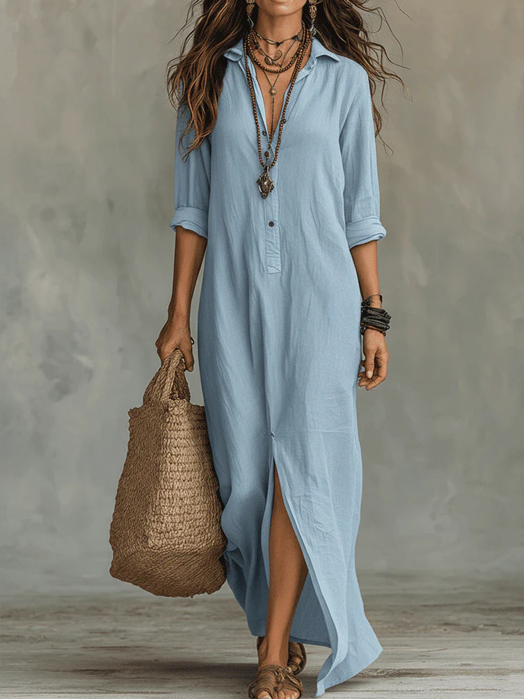 Astrid™ | Relaxed Boho Style Maxi Dress