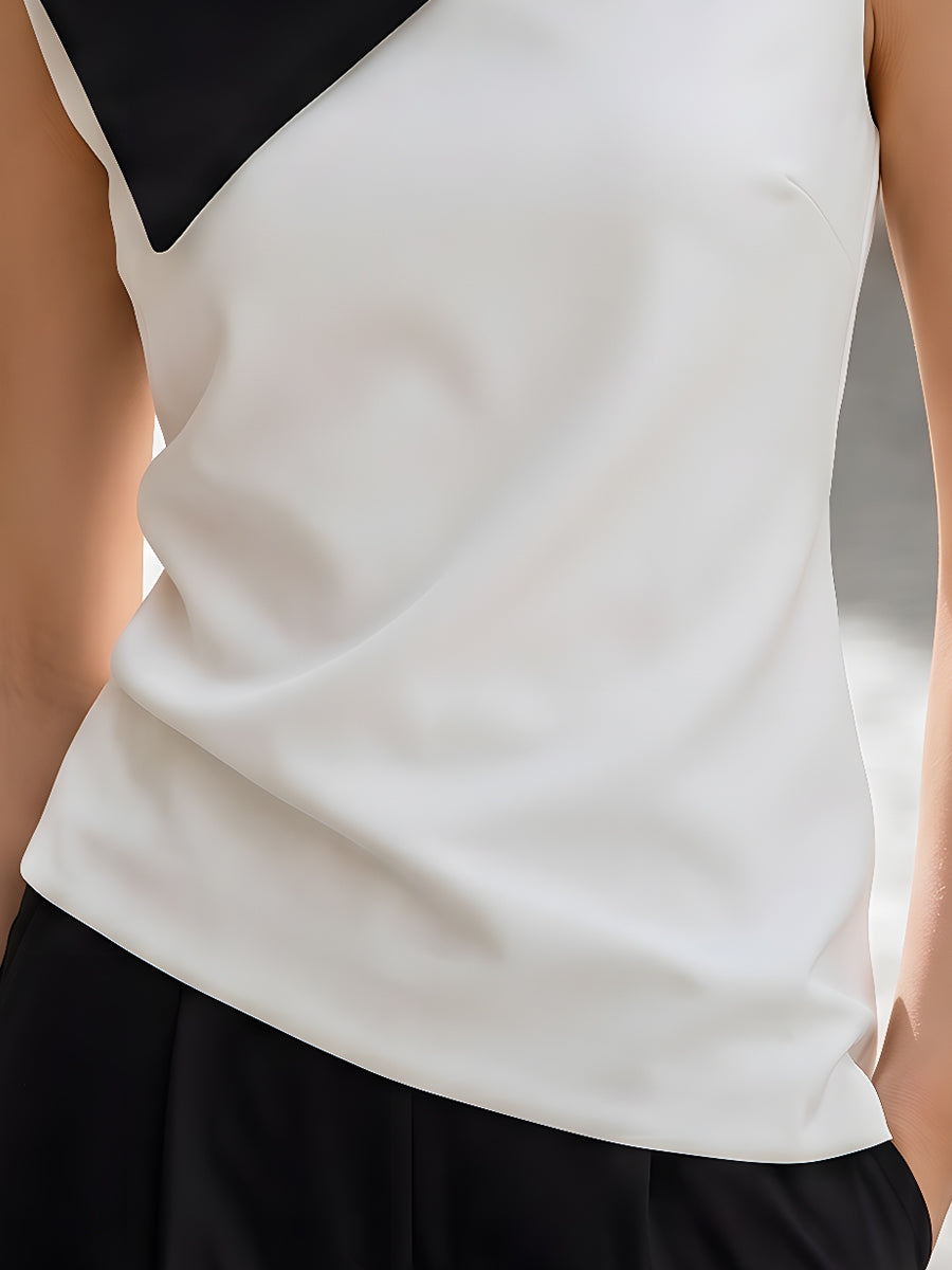 Asymmetric Sleeveless Top