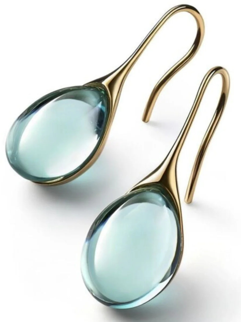 Azure Teardrop Earrings