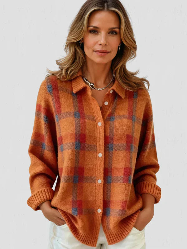 Layla | Retro Plaid Sweater