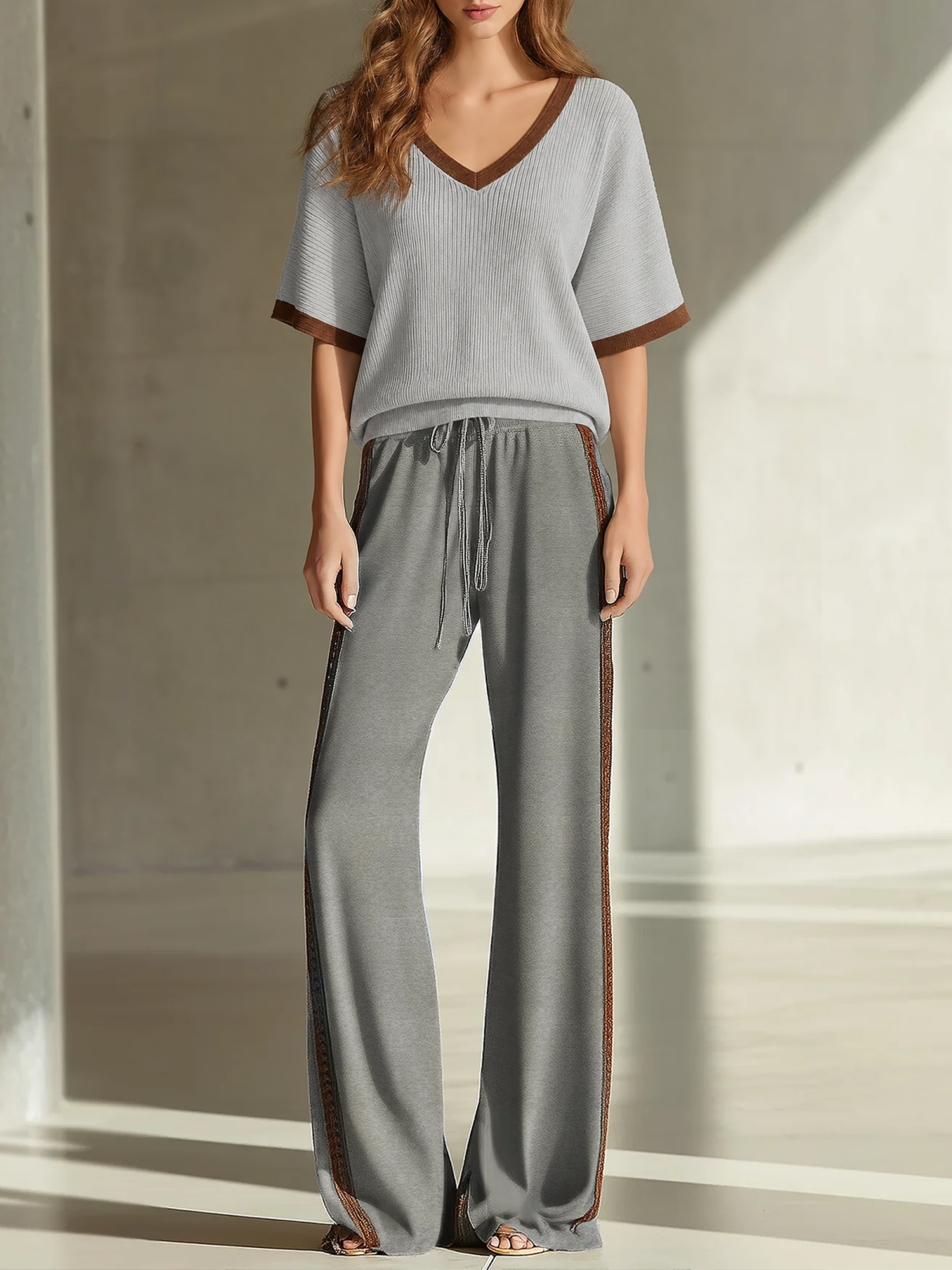 Amanda | Casual Top And Trousers Set
