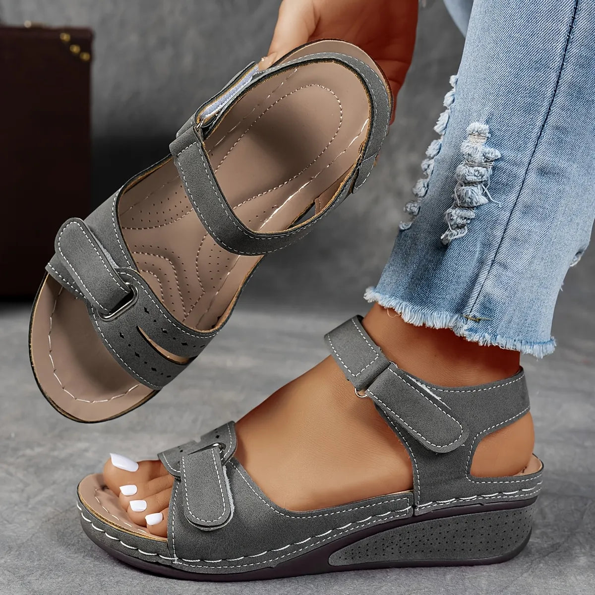 Shawn™ | Orthopedic Comfort Wedge Sandals
