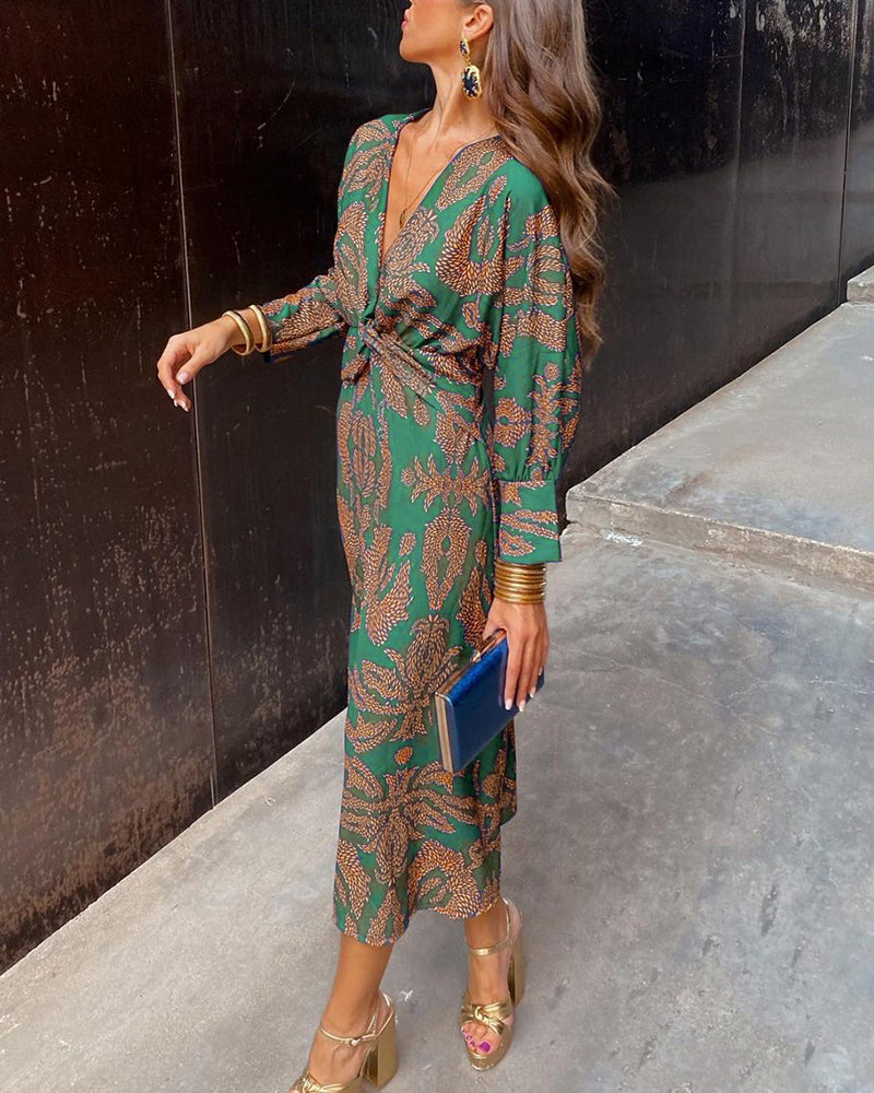 Isadora™ | Printed Midi Dress