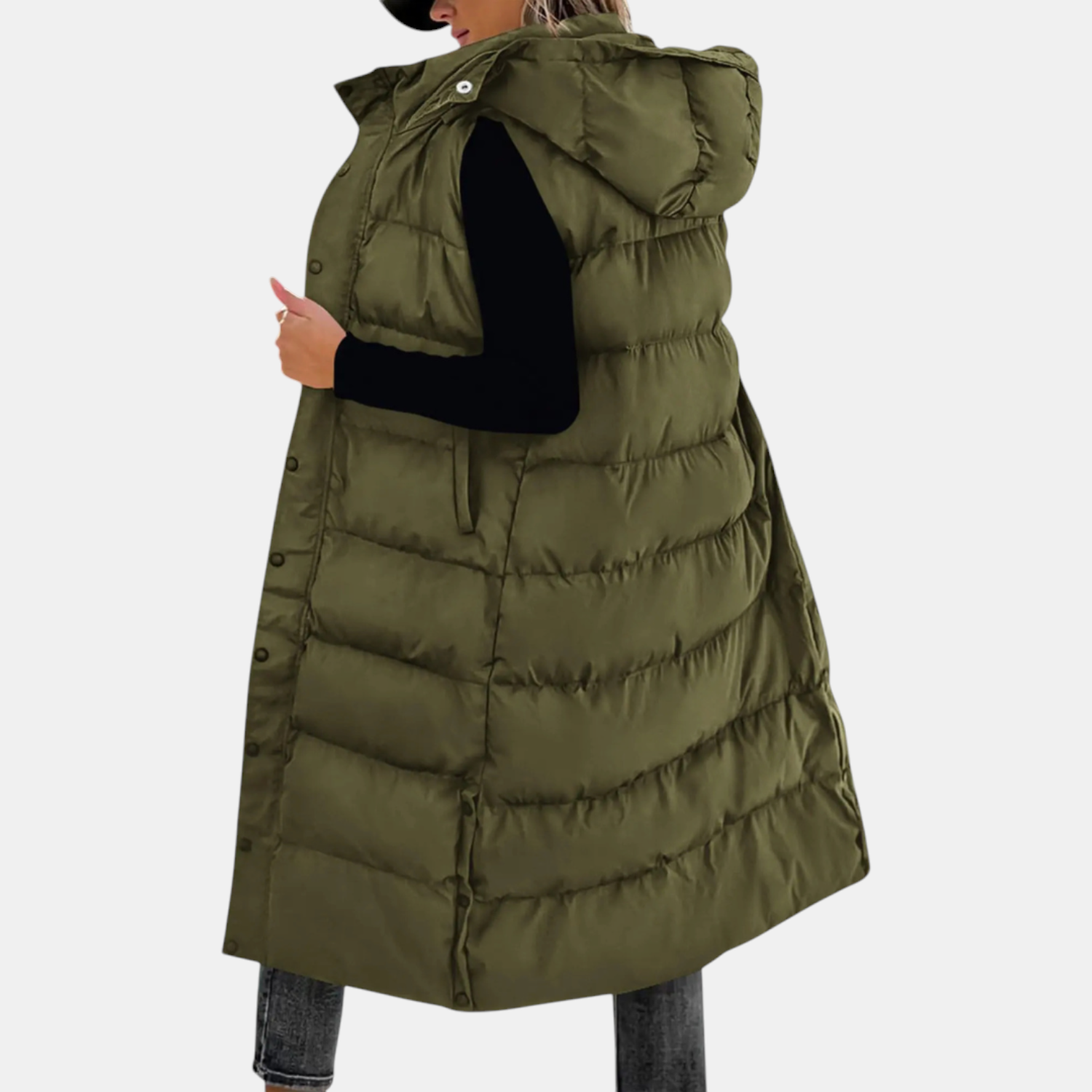 Lynette™ | Quilted Hooded Winter Vest