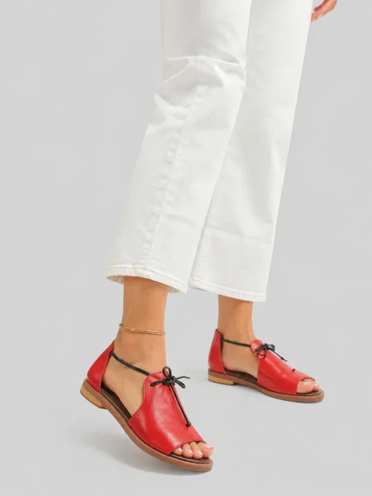 SAHARA – STRAP-STYLE LEATHER SANDALS