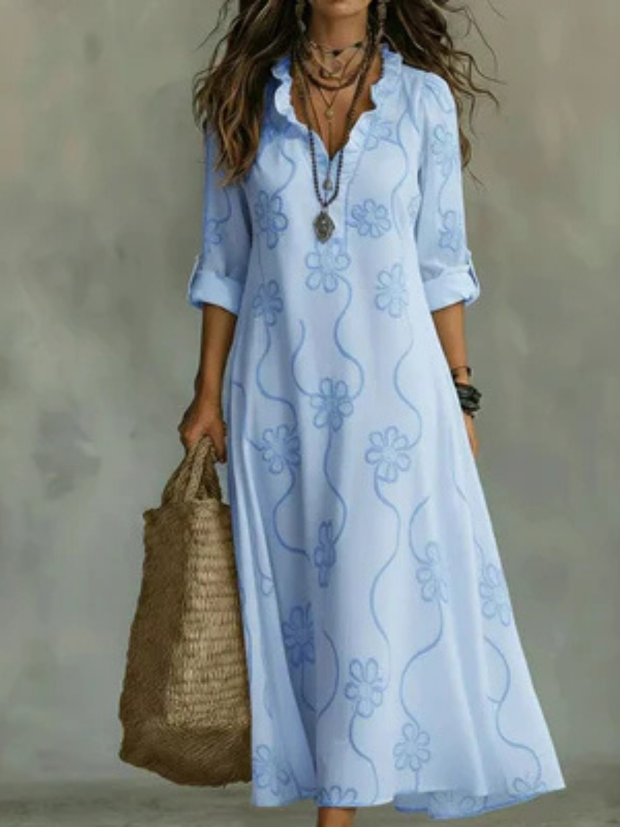 Sienna™ | Tummy-Covering Floral Summer Dress