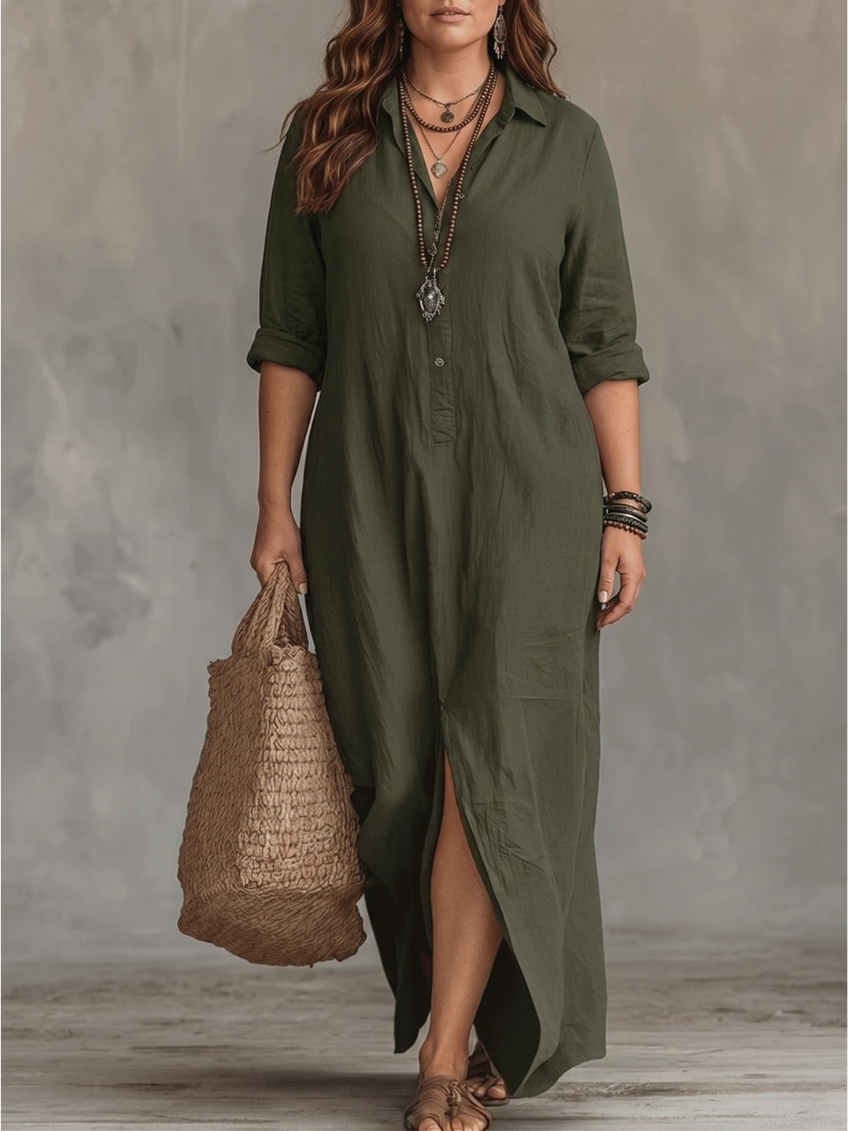 Corinna™ | Relaxed Boho Style Maxi Dress