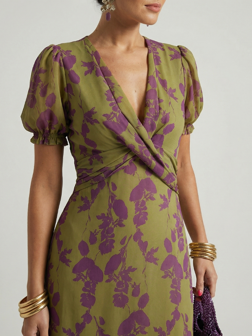 Candace™ | Relaxed Floral Midi Dress