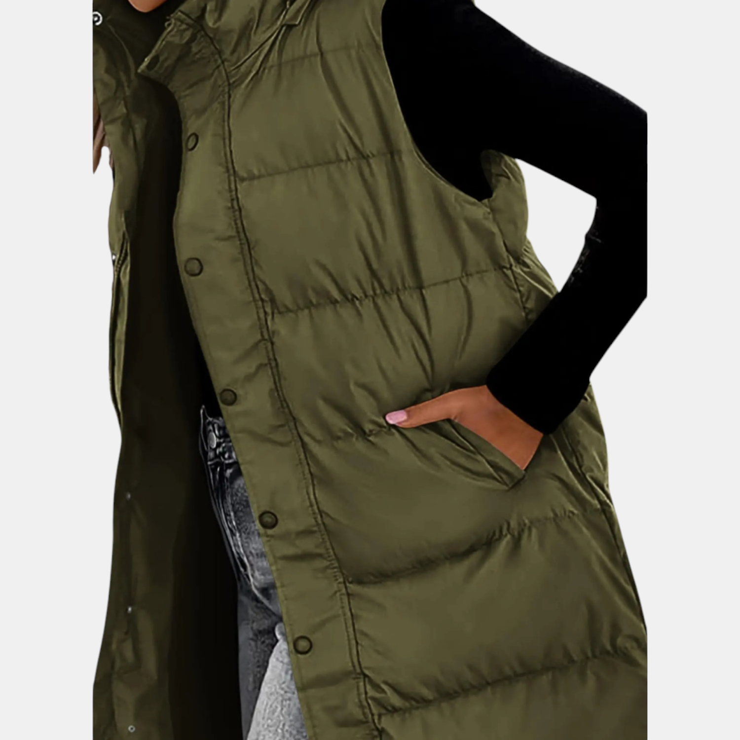 Lynette™ | Quilted Hooded Winter Vest