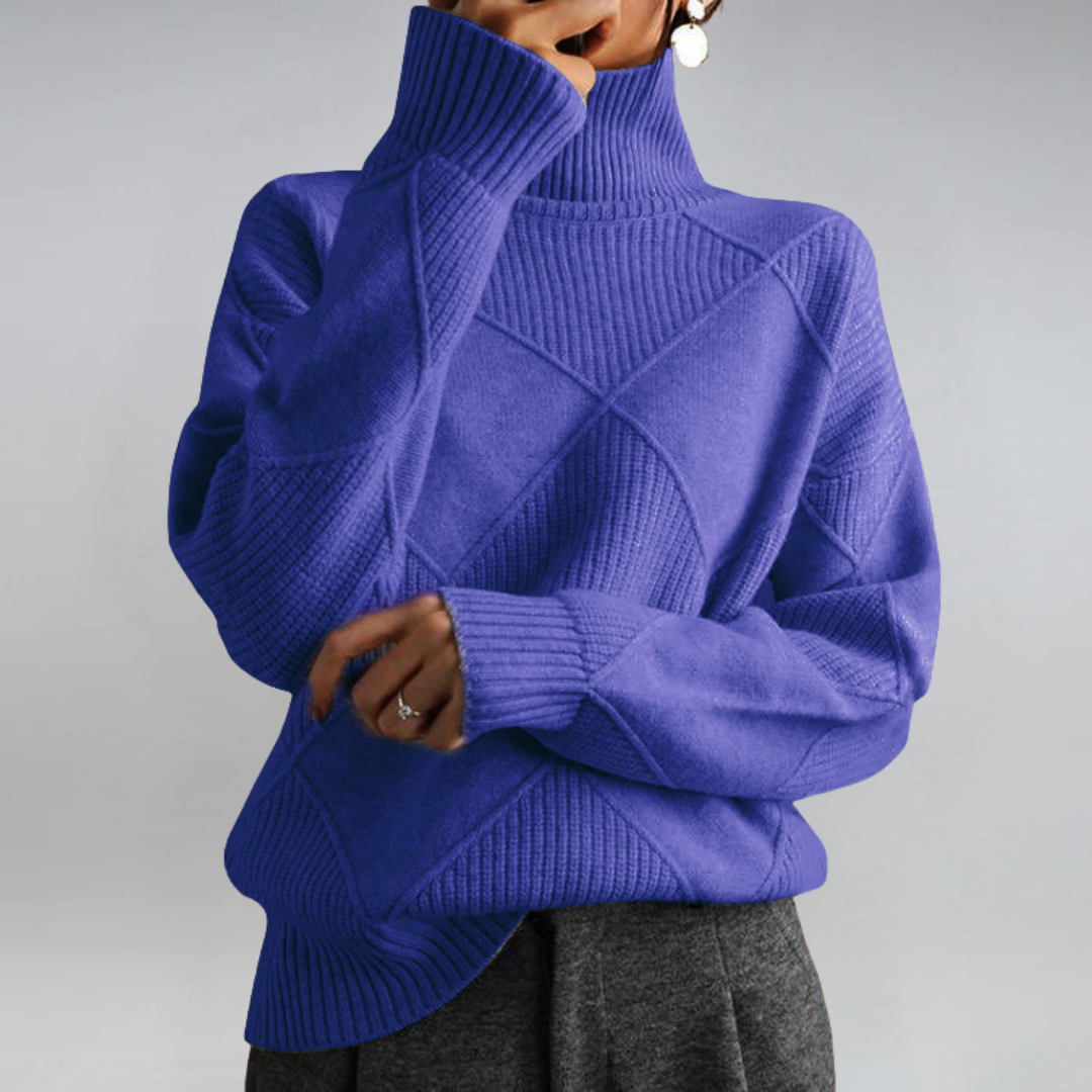 Sophia | Turtleneck Knit Sweater