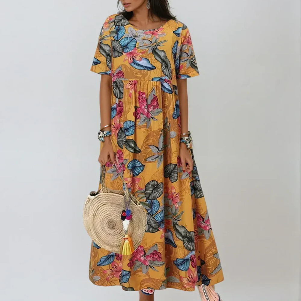 Zarelle™ | Graceful Summer Bloom Dress