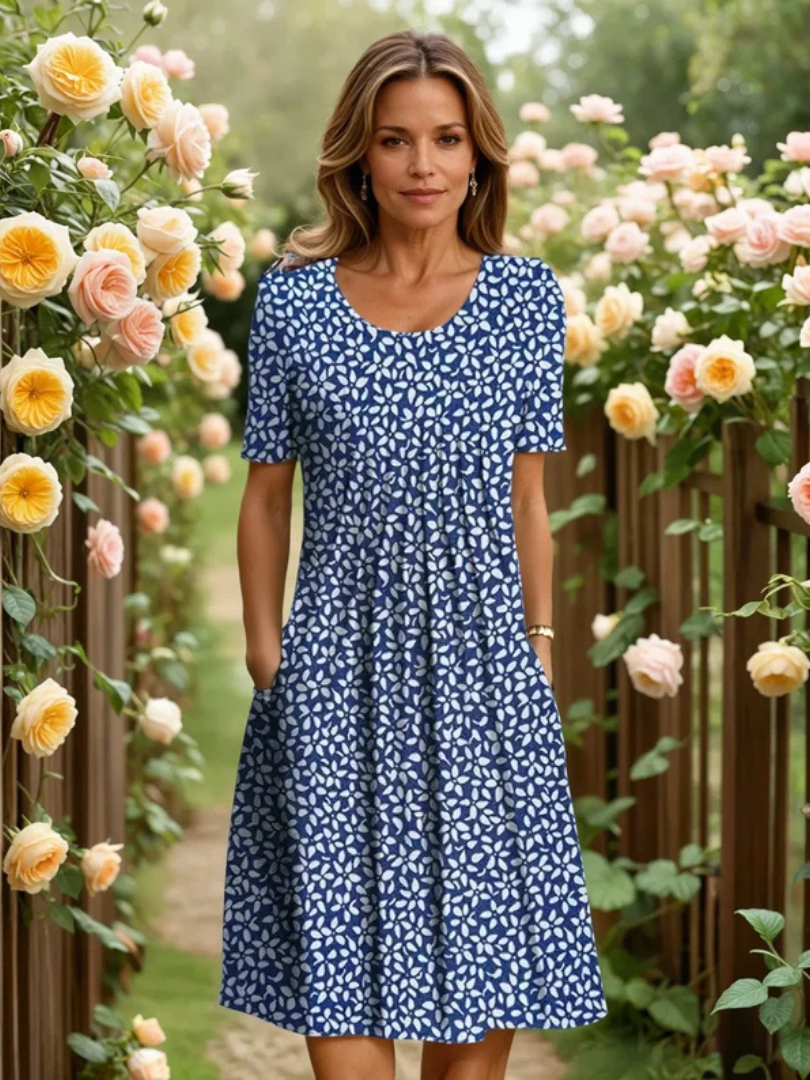 GEORGINA | ELEGANT DRESS WITH TUMMY COVERAGE