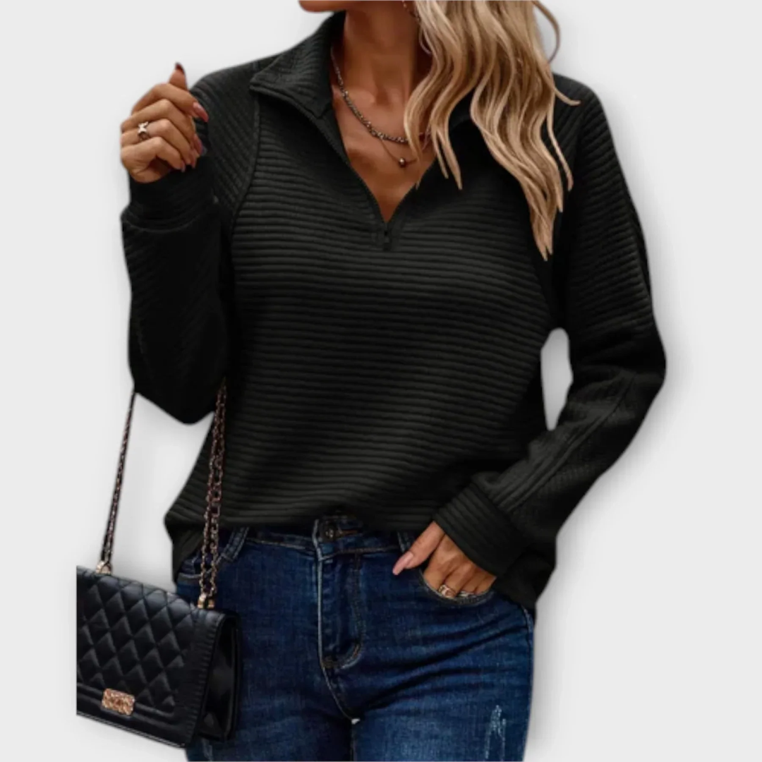Seliora™ | Casual Half-Zip Pullover