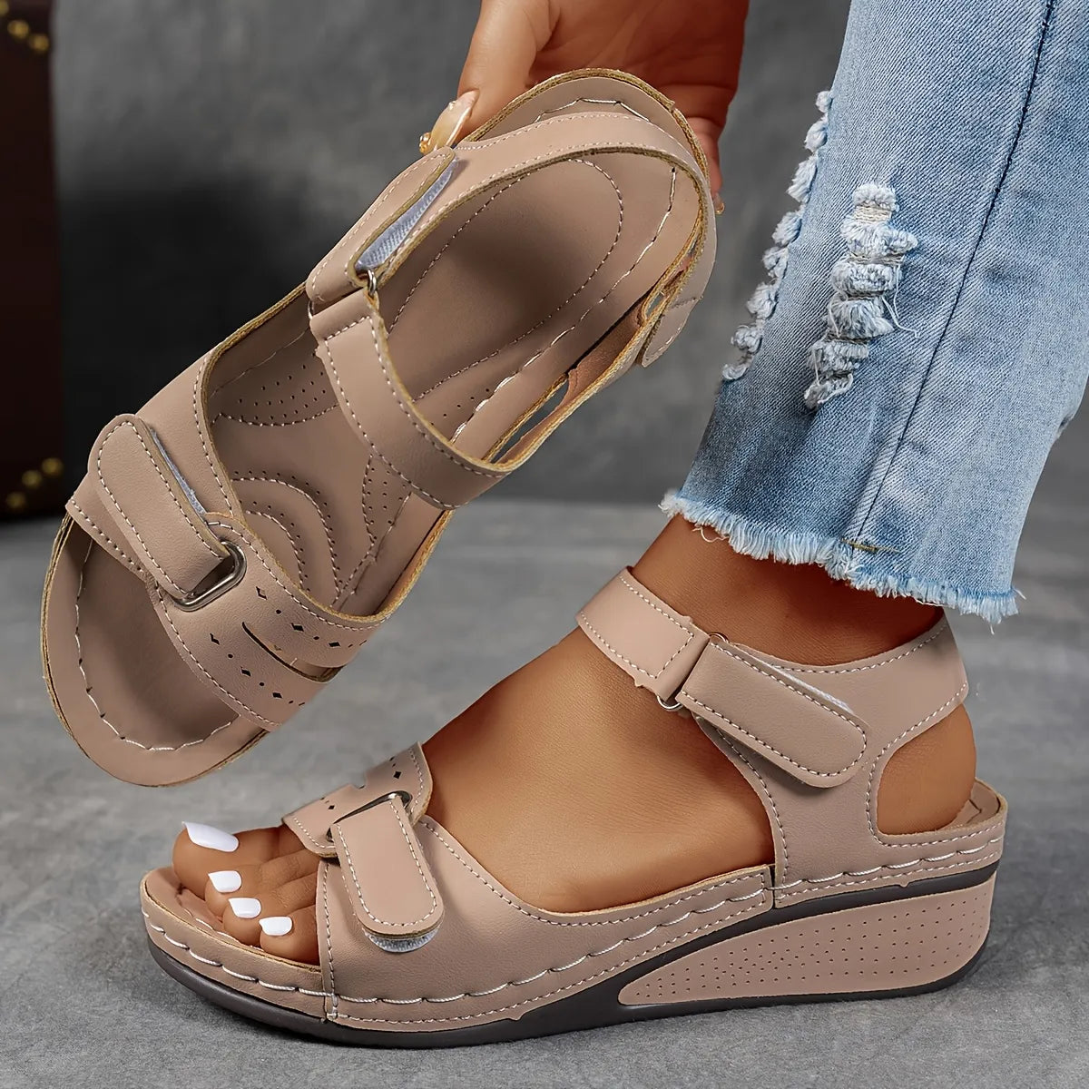 Shawn™ | Orthopedic Comfort Wedge Sandals