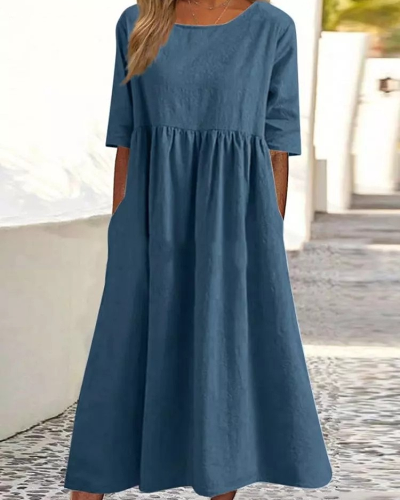 Milena™ | Relaxed Pocket Maxi Dress