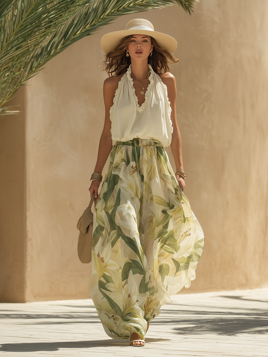 Loredana™ | Elegant Resort Vacation Pant Set