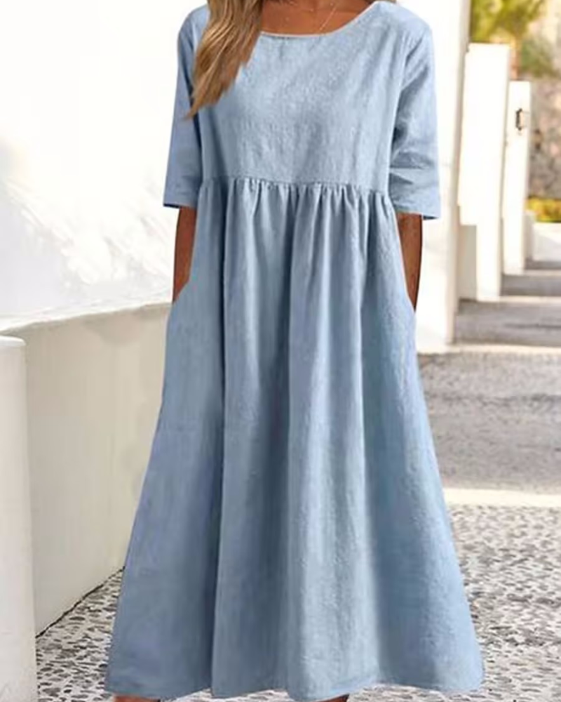 Milena™ | Relaxed Pocket Maxi Dress