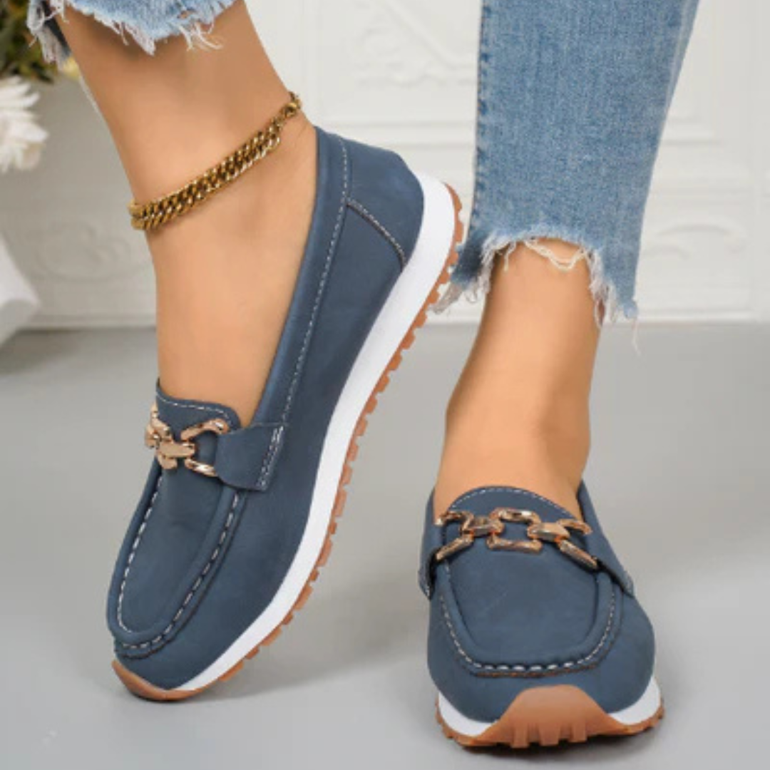Azaria™ | Comfortable Flat Buckle Loafers
