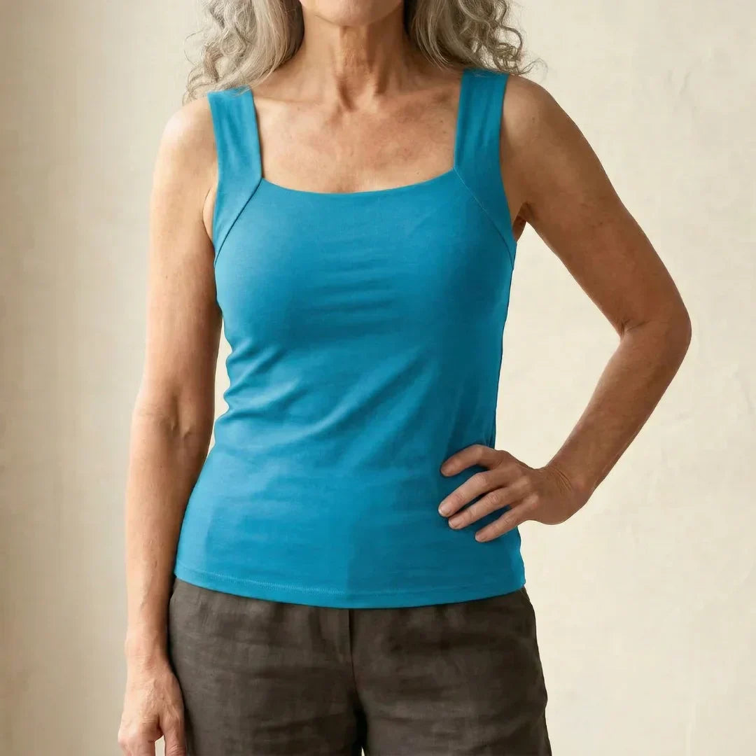 Lainey™ | Timeless Wide Strap Casual Tank Top
