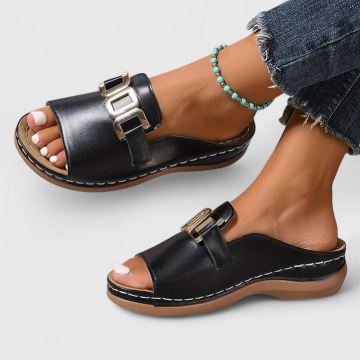 Monroe™ | Luxe Buckle Sandals