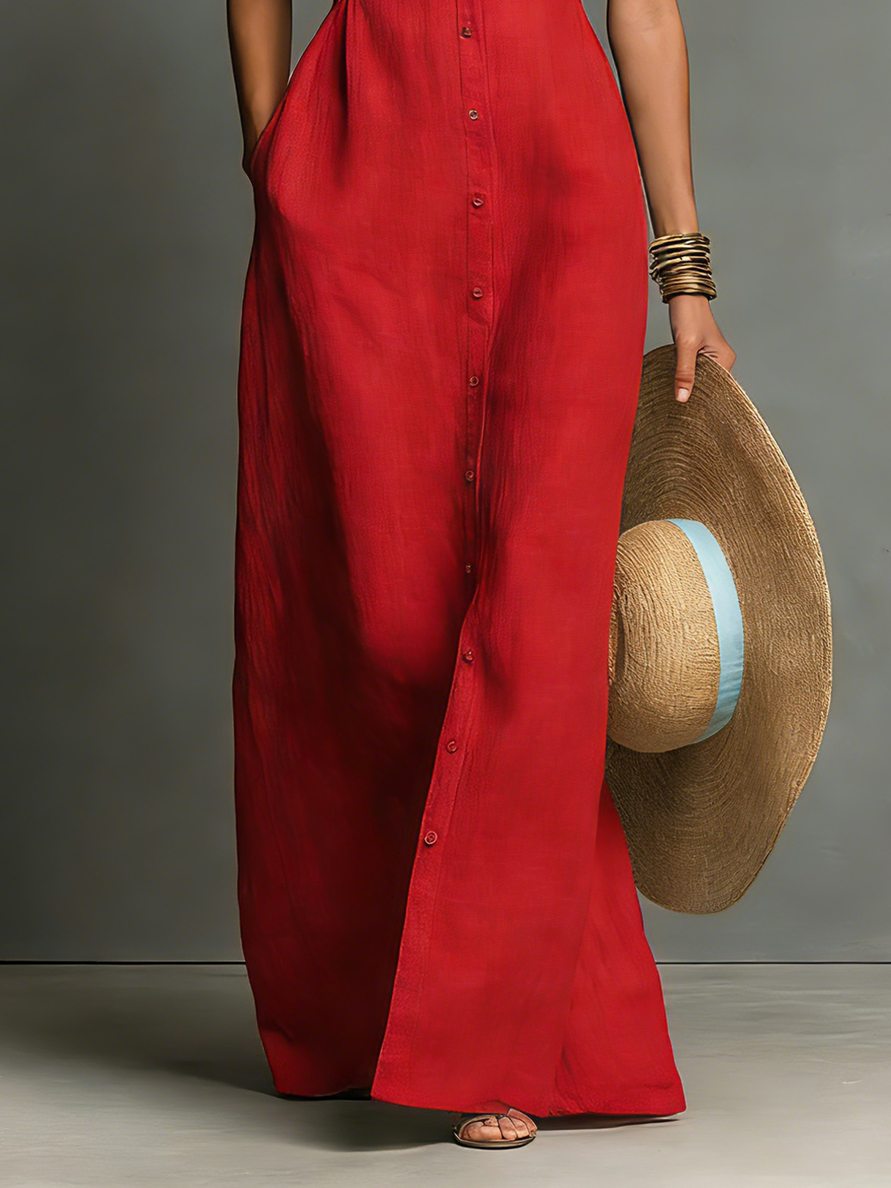 Garnet™ | Elegant beach vacation maxi dress