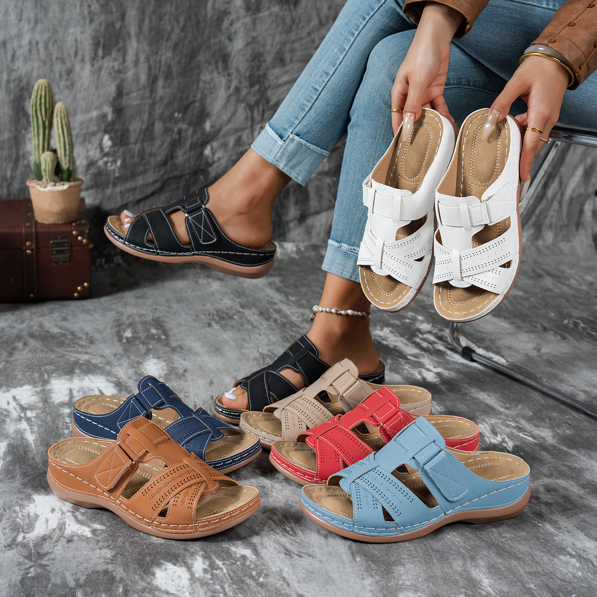 Olivia - Orthopedic Thick-Soled Sandals