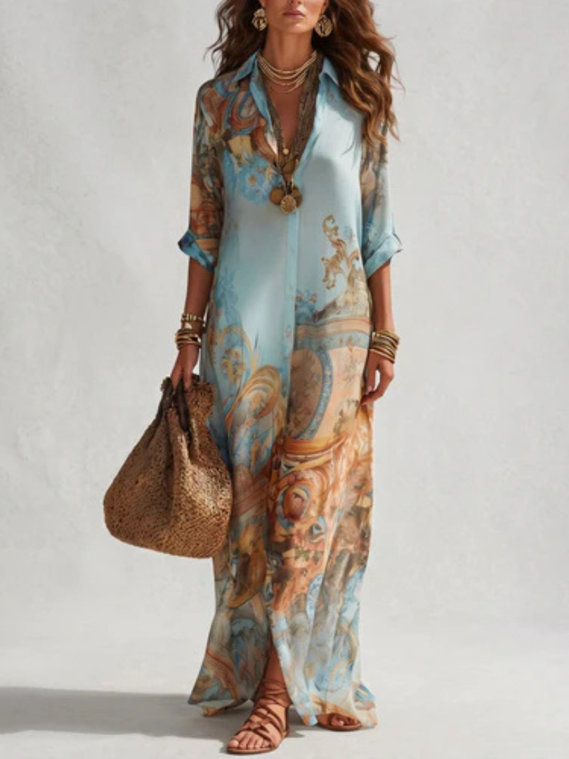 Azalea™ | Artistic Resort Style Maxi Dress