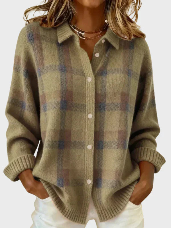 Layla | Retro Plaid Sweater