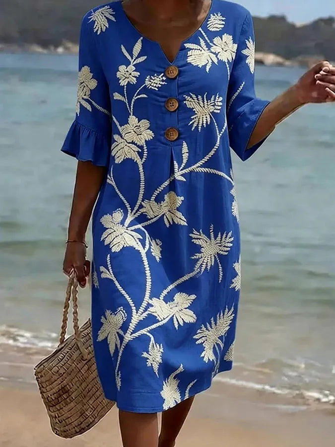 Women’s Casual Floral Print Dress