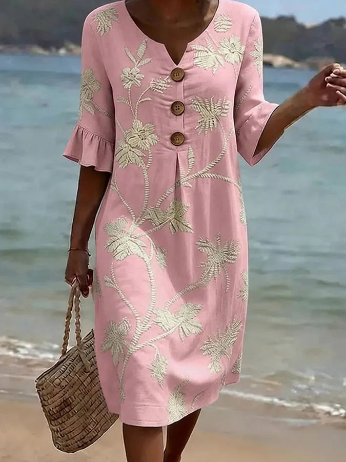 Women’s Casual Floral Print Dress