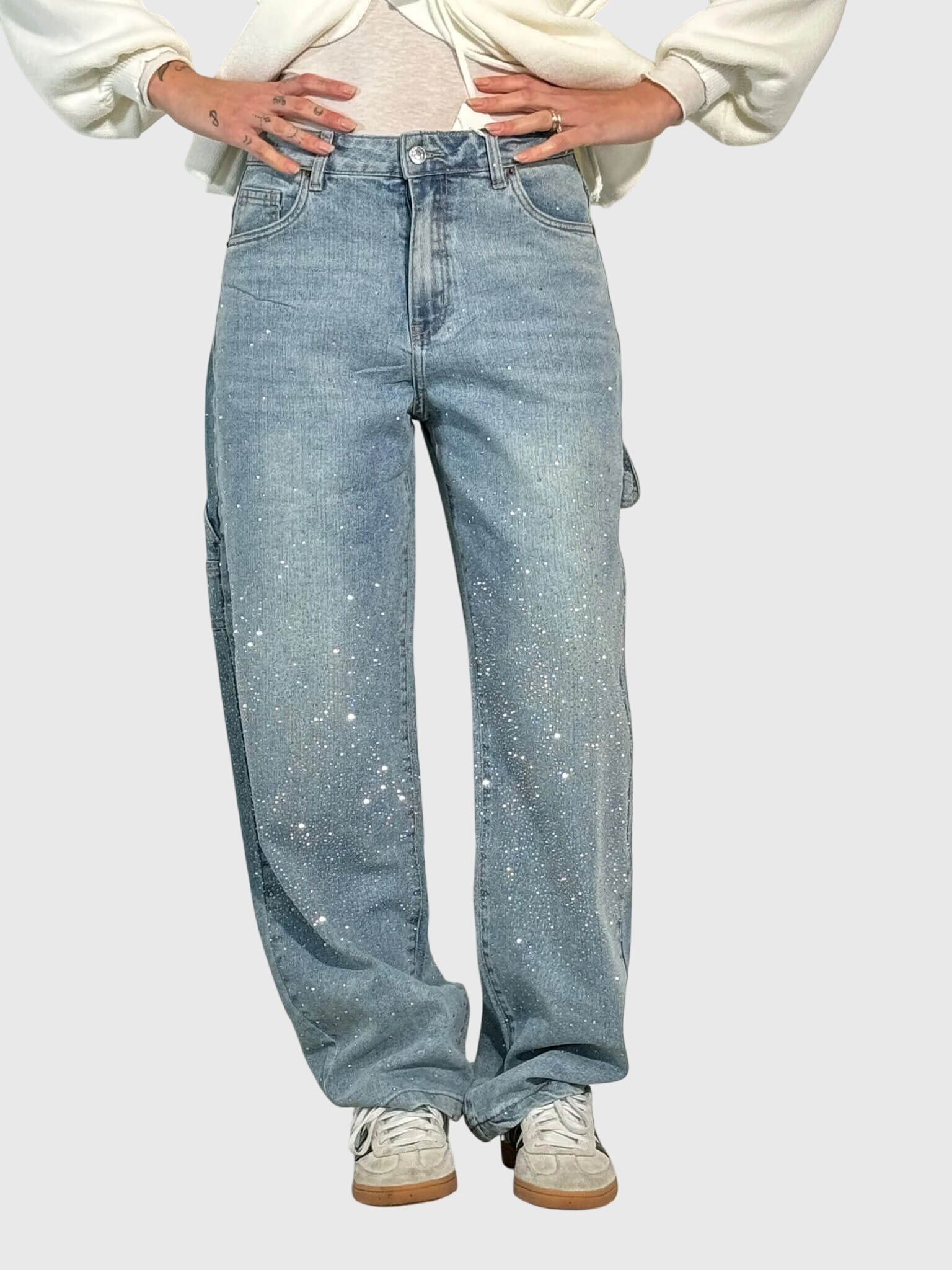 Camryn | Sparkle Wide-Leg Pants