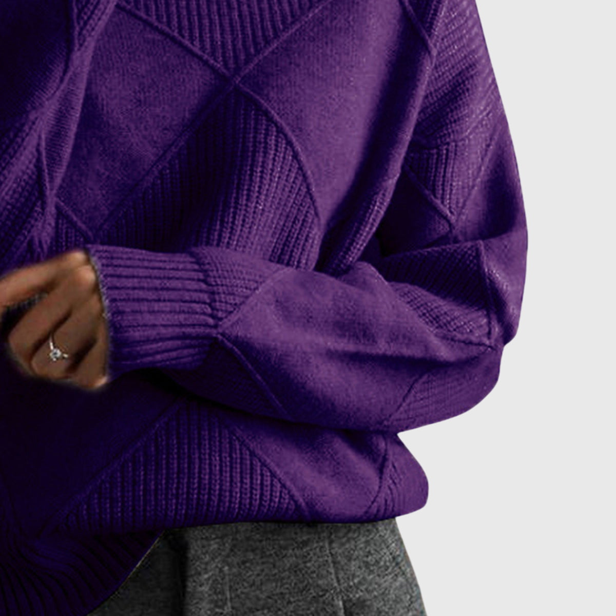 Luna | Turtleneck Knit Sweater