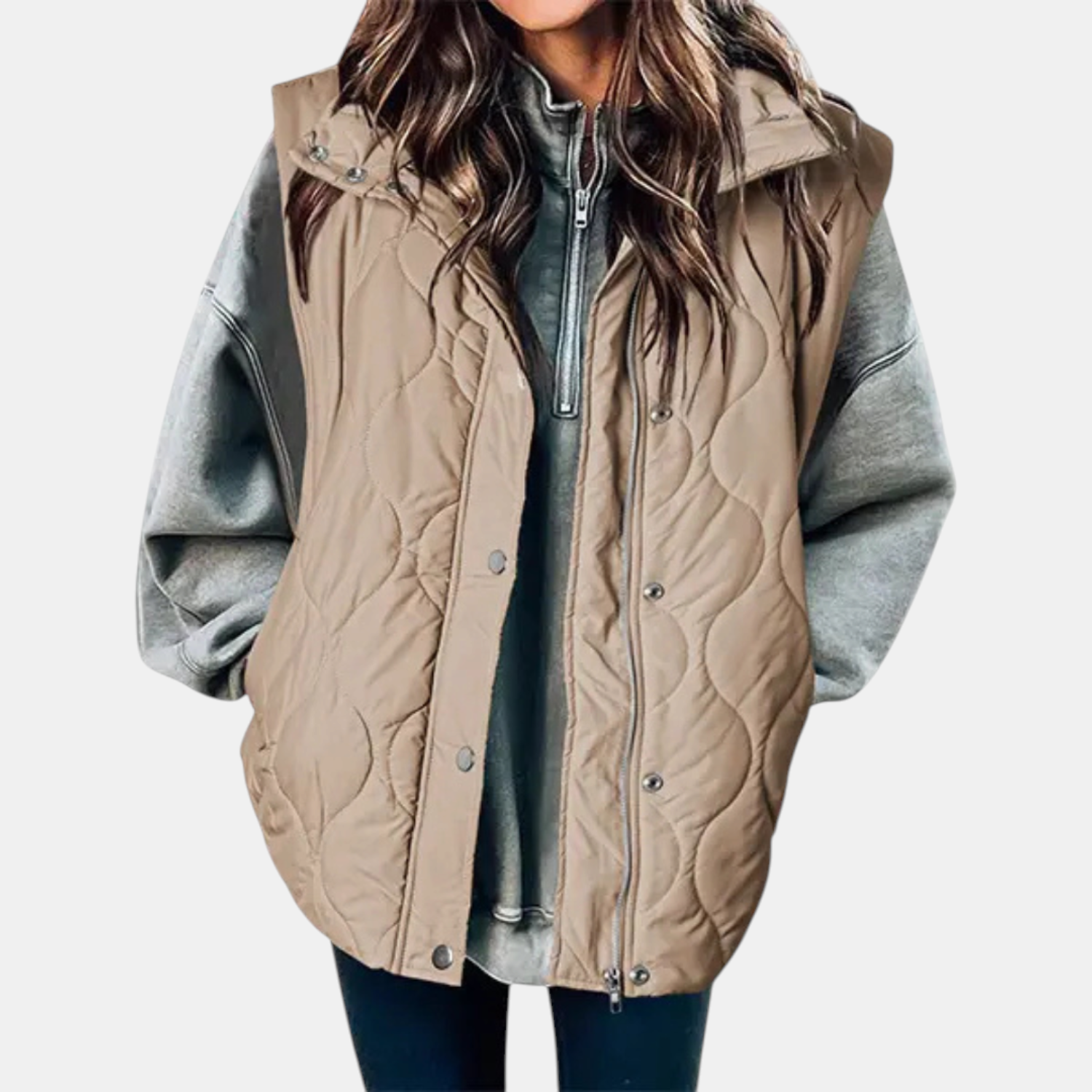 Jeannie™ | Hooded Quilted Puffer Vest