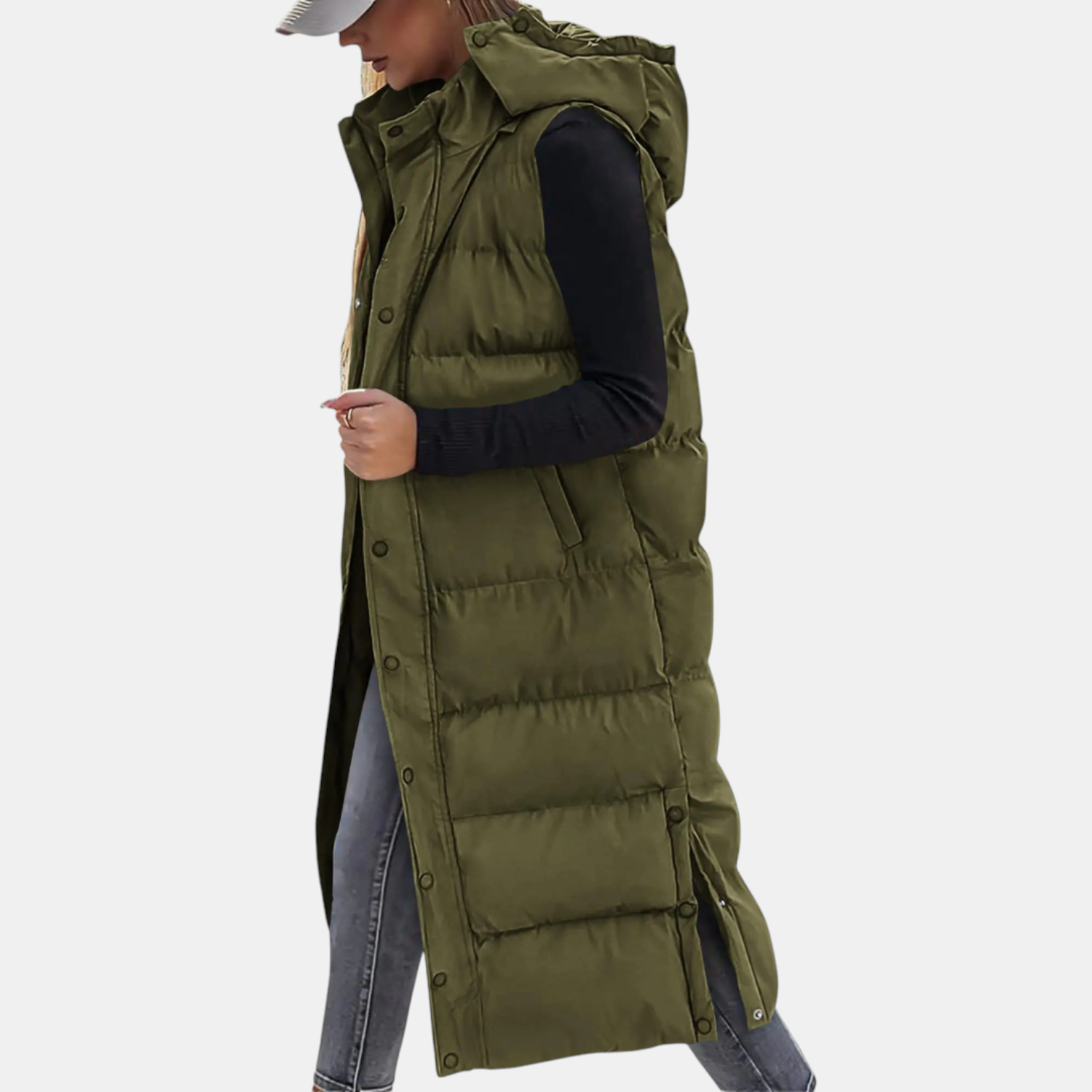 Lynette™ | Quilted Hooded Winter Vest