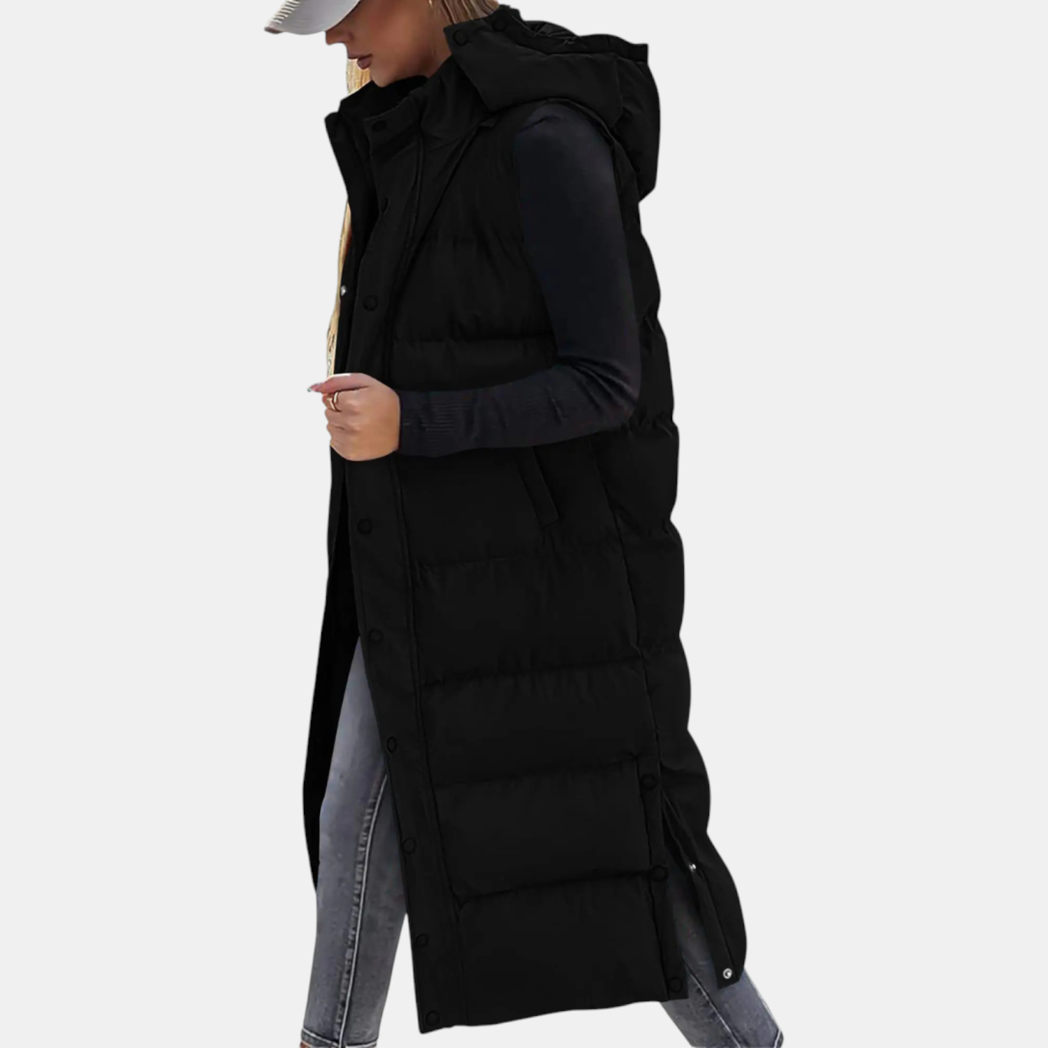 Lynette™ | Quilted Hooded Winter Vest