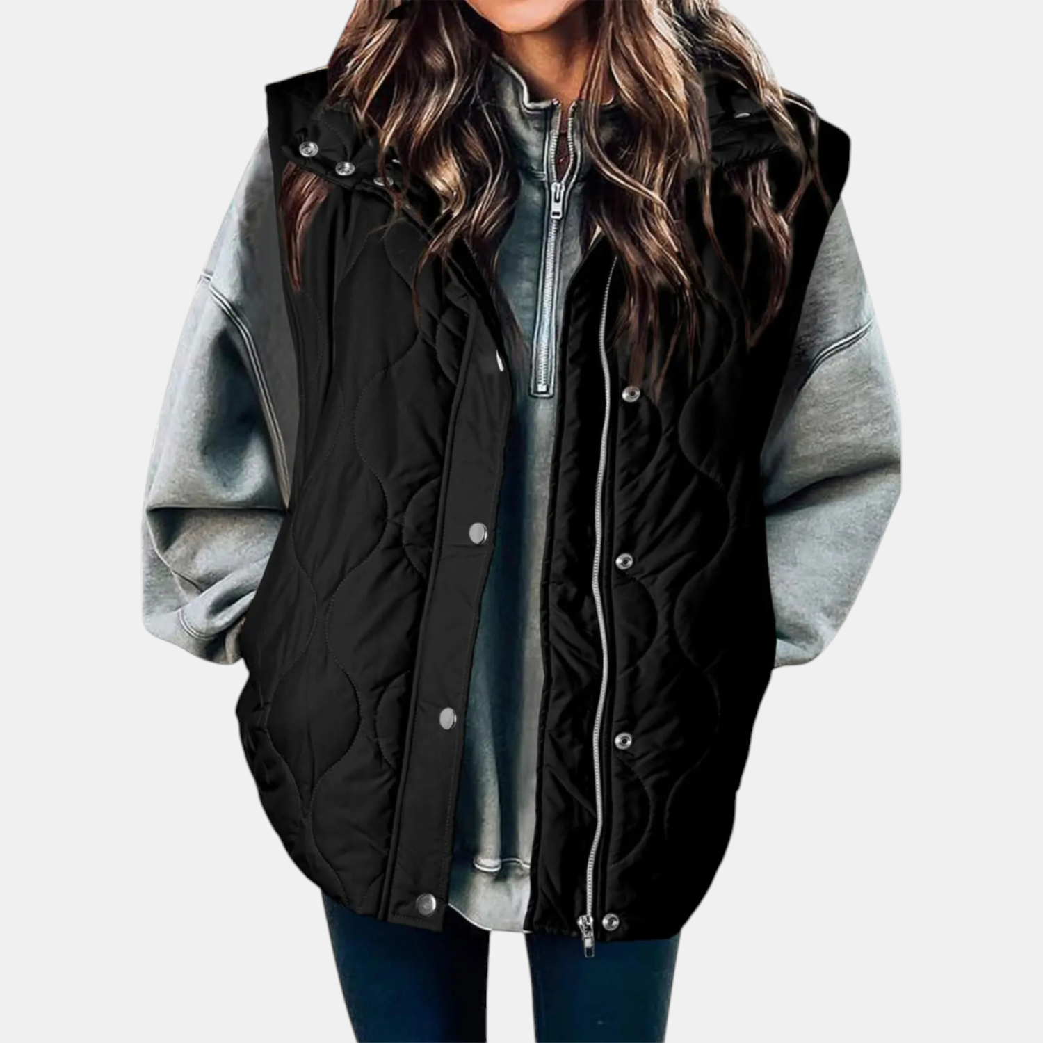 Jeannie™ | Hooded Quilted Puffer Vest