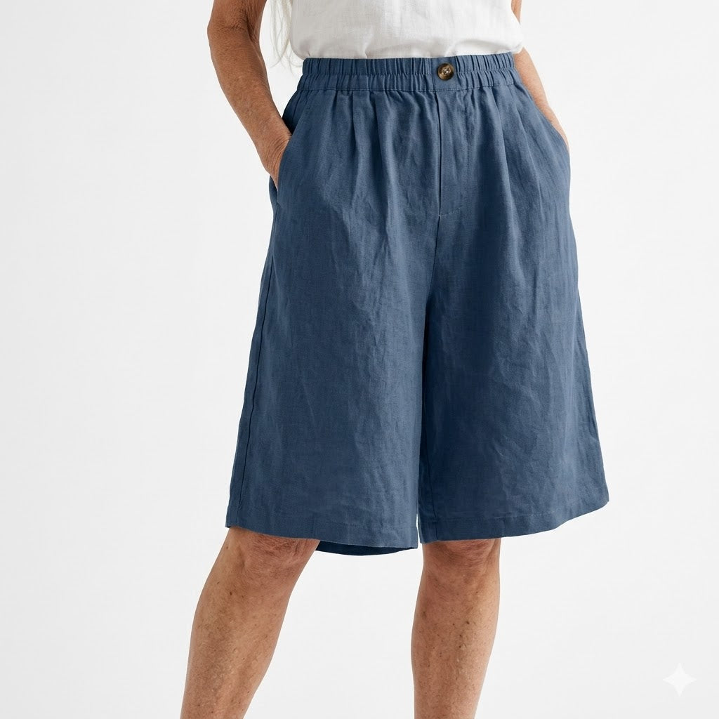 Wandeline™ — Comfortable Natural Summer Elastic Waist Loose Shorts