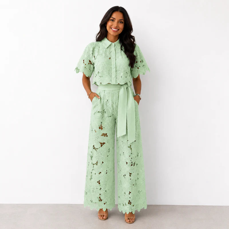 Virelia™ | Floral Two-Piece Set
