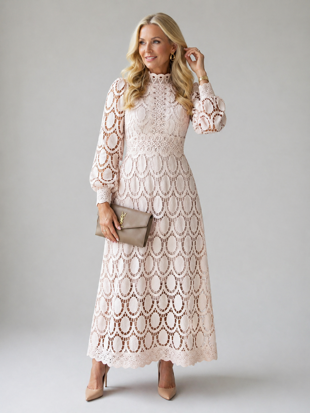 ELOAH™ | Lace Midi Dress