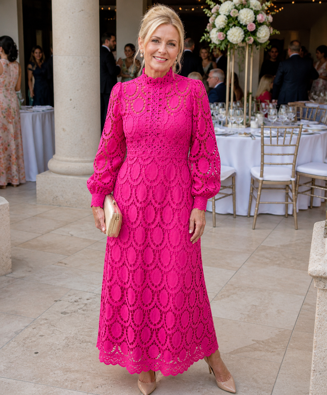 ELOAH™ | Lace Midi Dress