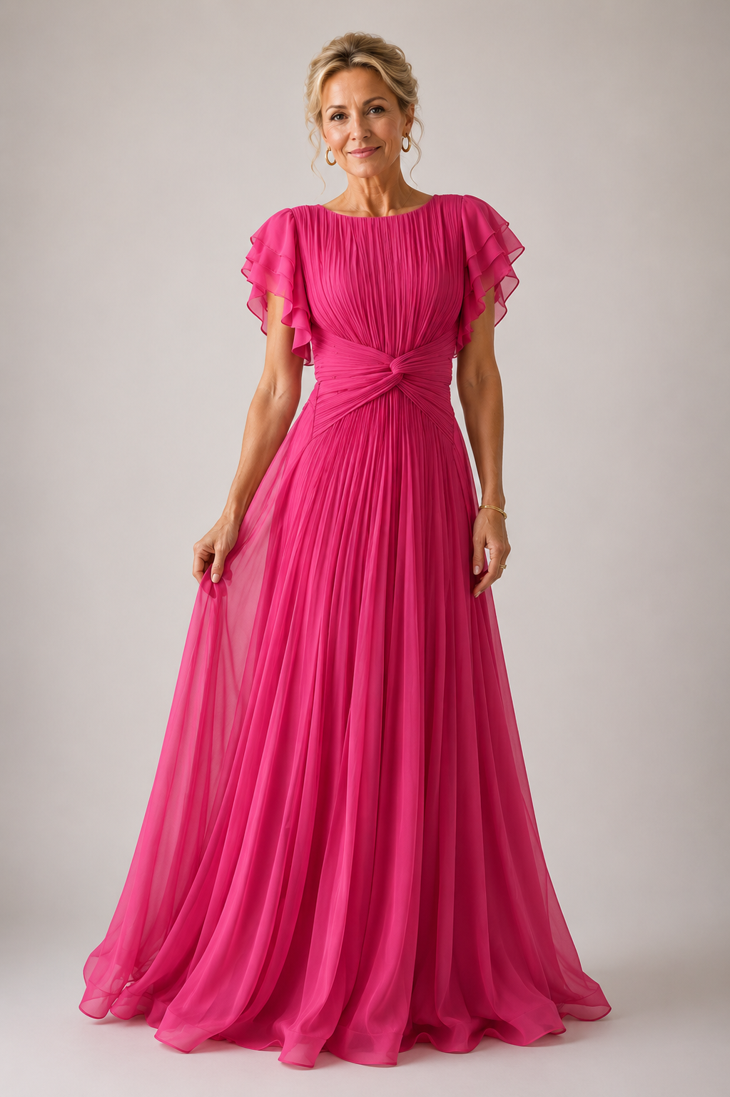 Rory™ | Pleated Evening Dress