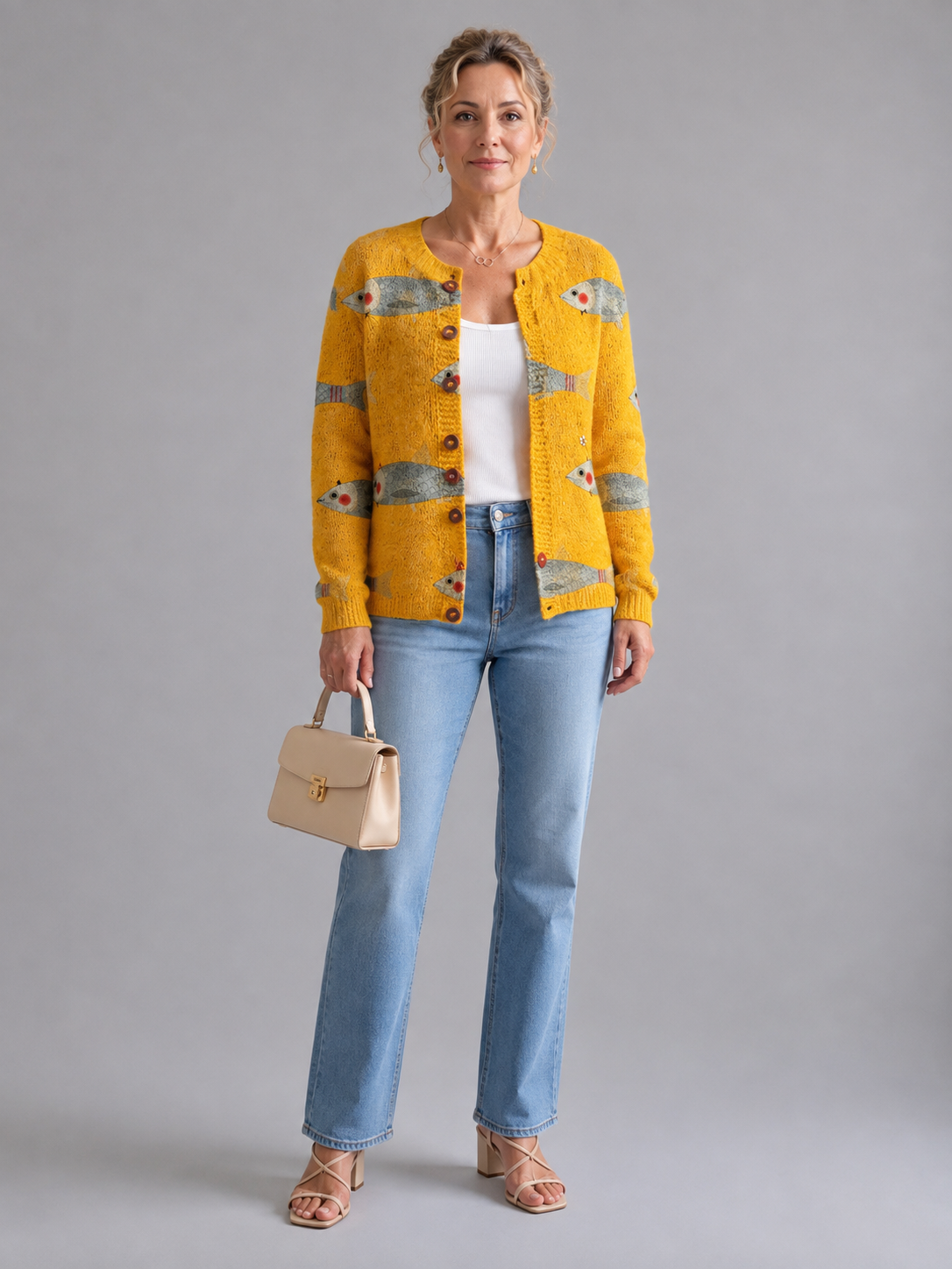 Anouk™ | Vintage Knit Cardigan Sweater