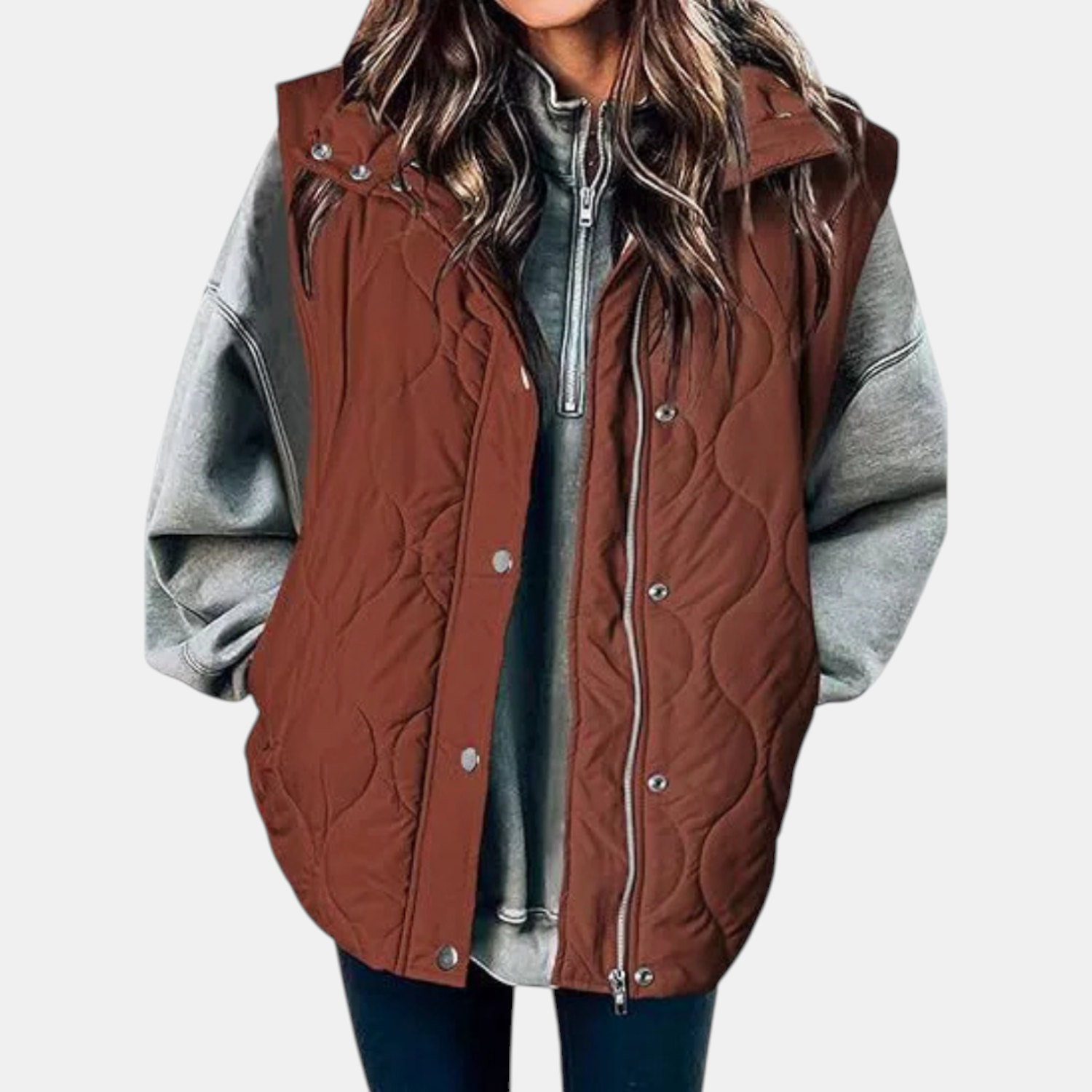 Jeannie™ | Hooded Quilted Puffer Vest