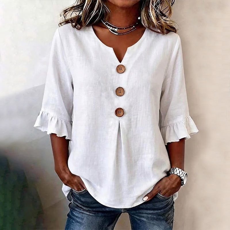 Plain Casual Blouse