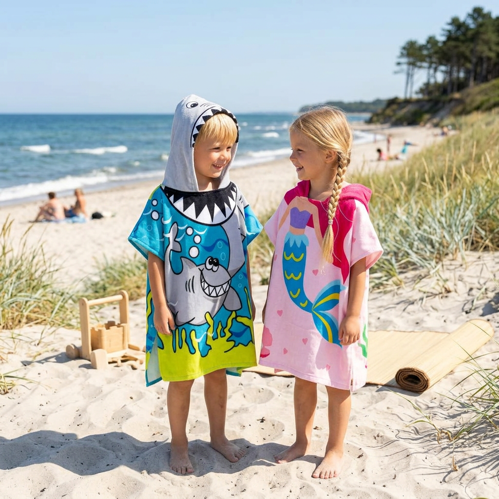 Pinkie™ | Kids Swimming Changing Poncho