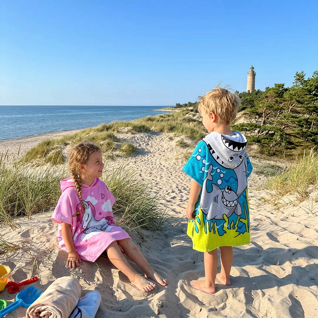 Pinkie™ | Kids Swimming Changing Poncho