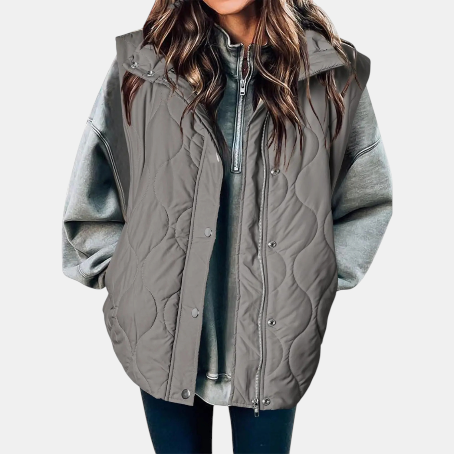 Jeannie™ | Hooded Quilted Puffer Vest