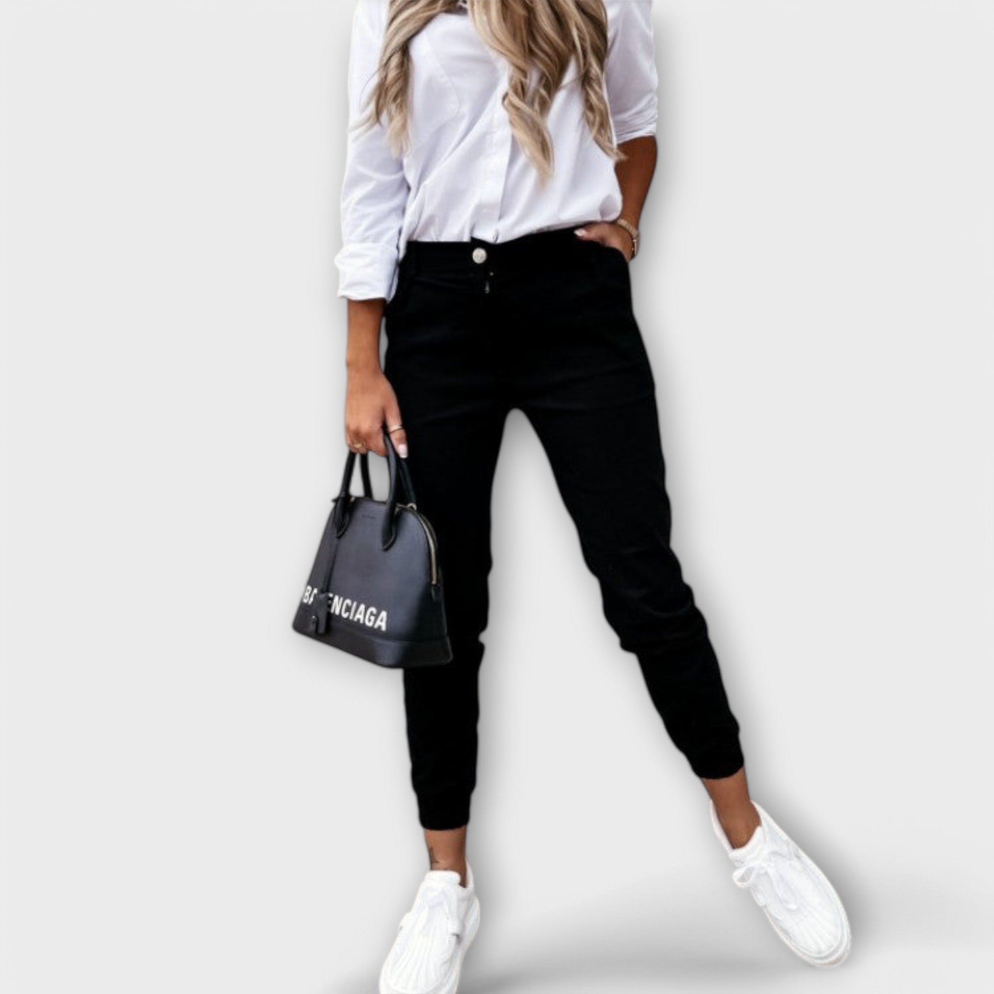 Priya | Tapered High-Waist Pants