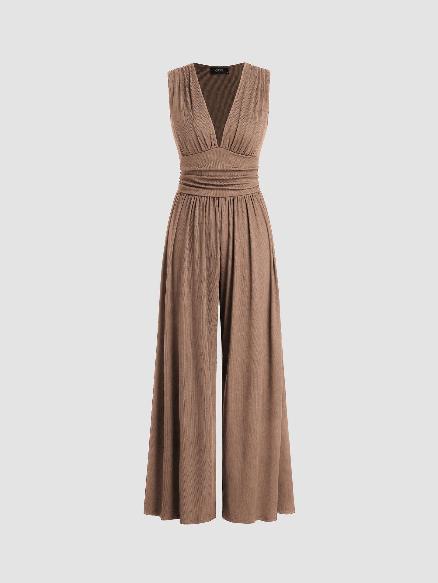 Alaina™ | Chic Sleeveless Wide-Leg Jumpsuit